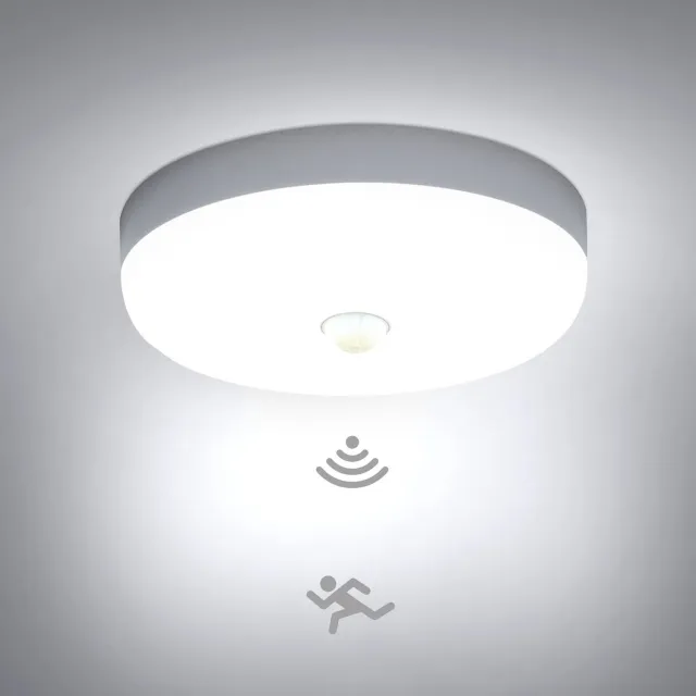 DailySupplies® LED Plafondlamp - Bewegingsmelder Verlichting - Automatische Verlichting - 6500k - 15cm