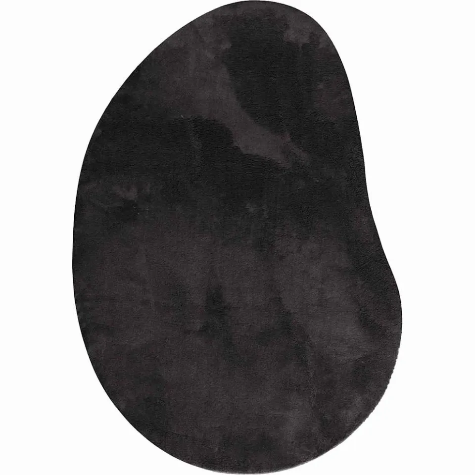 vidaXL Tapijt HUARTE Zwart 100 x 200 cm Polyester