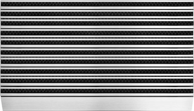 Floordirekt Borstelmat - Deurmat - Buitenmat - Profi Brush Slim - Met borstels - 50 x 80 cm Antraciet