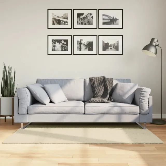 vidaXL Vloerkleed HUARTE laagpolig zacht wasbaar 80x150 cm crème, foto 2