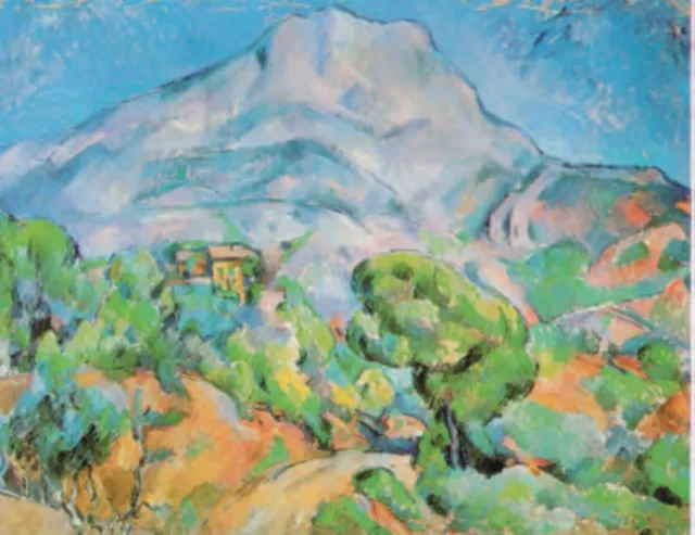 Catch Projecten Paul Cezanne - La montagne Sainte-Victoire - Kunstposter - 60x80 cm Multicolor