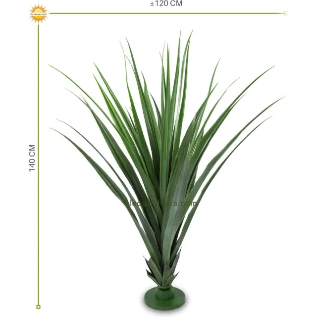 LeopoldFlora uv design kunstplant Ananas 140 Groen