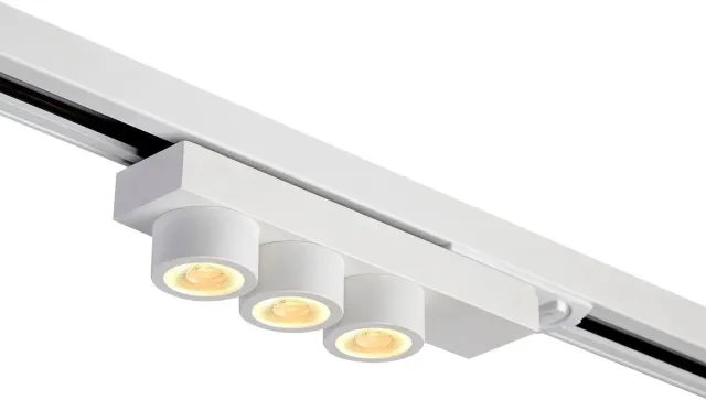 Fantasia Jutai LED-insert voor Infinitus railsysteem, 13,2W LED, 976 lumen, 2700K warm wit, dimbaar, IP20, wit aluminium