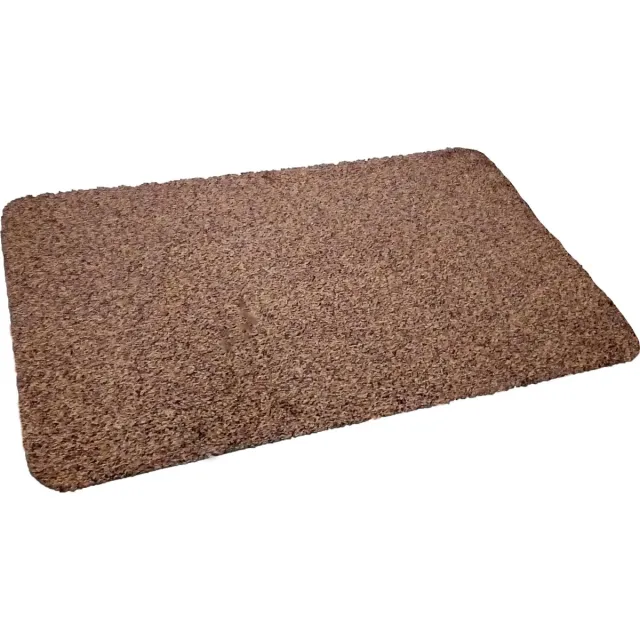 Dover 40 Droogloopmat met aquastop - Ronde hoek - 90 x 66 cm - Bruin/Beige - Deurmat