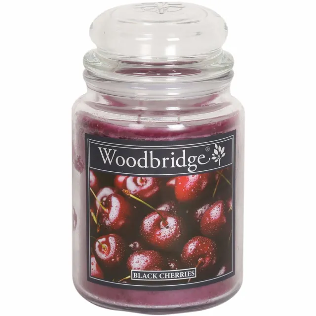 Woodbridge Geurkaars - zwarte kersen kerzenrood