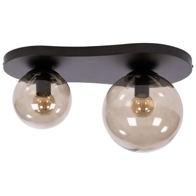 Nest of Nora Plafondlamp Silvi - 2-lichts - Sienna bruin