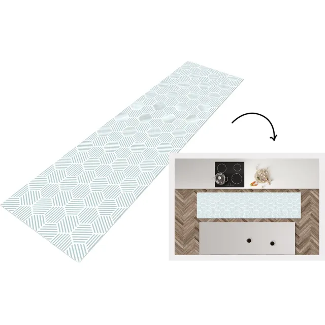 KitchenYeah Keukenloper - Loper keuken - Abstract - Patronen - Design - Keukenloper vinyl multicolor, foto 2