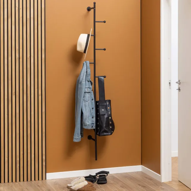 Wehkamp Home wandkapstok Ash black