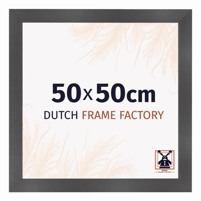 Dutch Frame Factory Fotolijst 50x50 cm - MDF - Zwart Mat - Praag