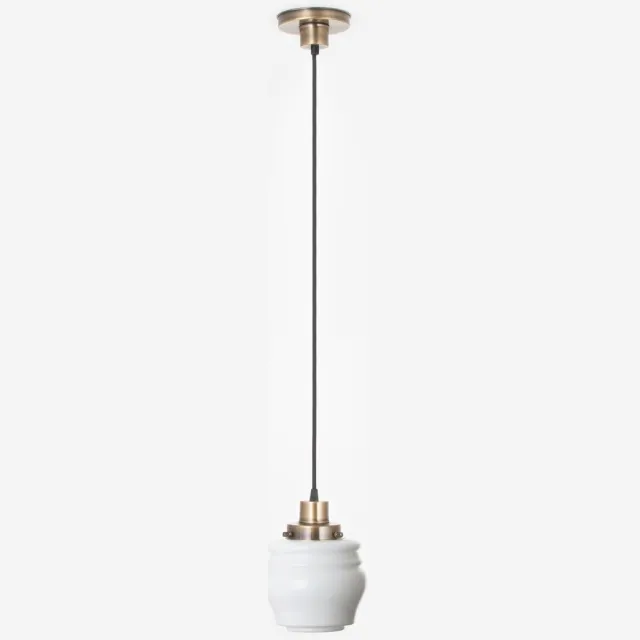 Coloured by Art Hanglamp aan snoer Bloemknop 20's Brons - Art Deco Trade