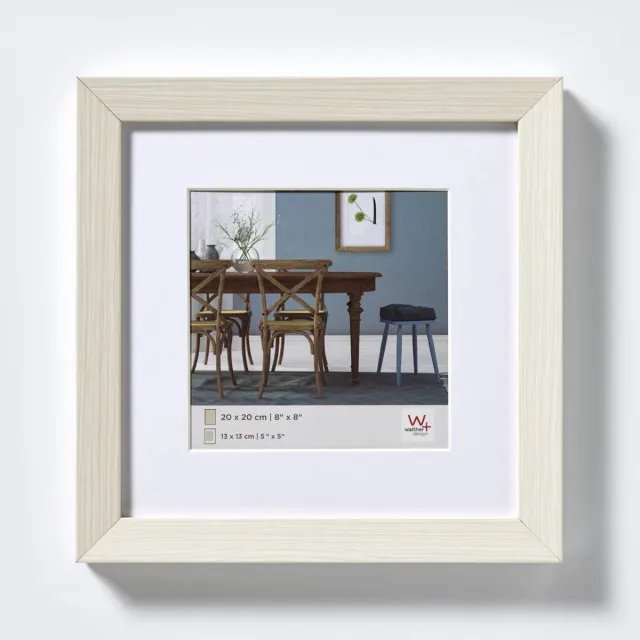 Walther Fiorito - MDF Houten lijst - Fotoformaat 20x20 cm - Wit
