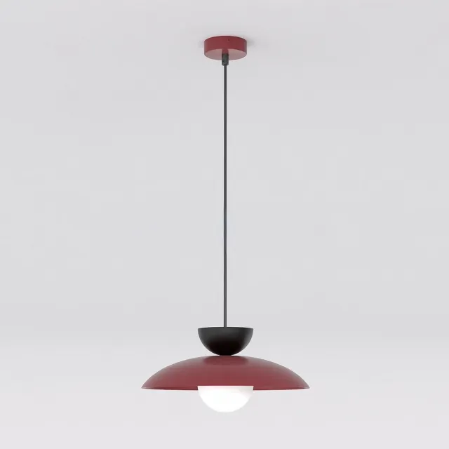 clevora MULAN 1 BURGUNDY BL - Scandinavische hanglamp voor elke ruimte