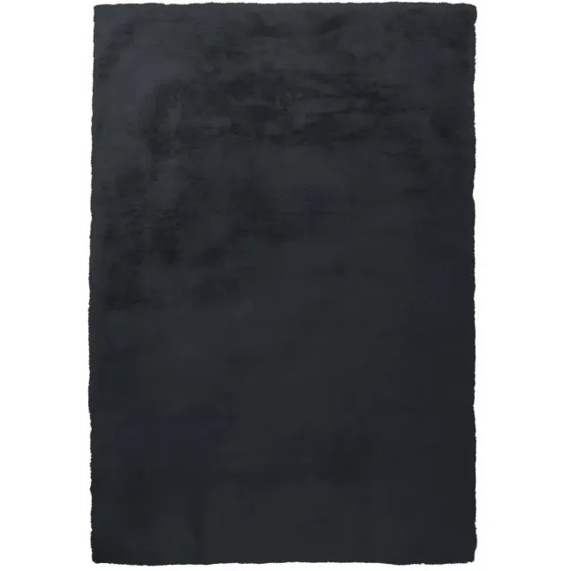 Dutch XXL Fluffy Vloerkleed | Tapijt | Rabbit | Uni | Antraciet | 160x230 cm