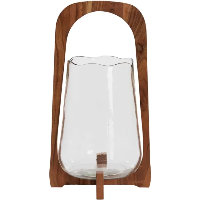 Light & Living Windlicht Anosy - Bruin - Ø26cm - Modern