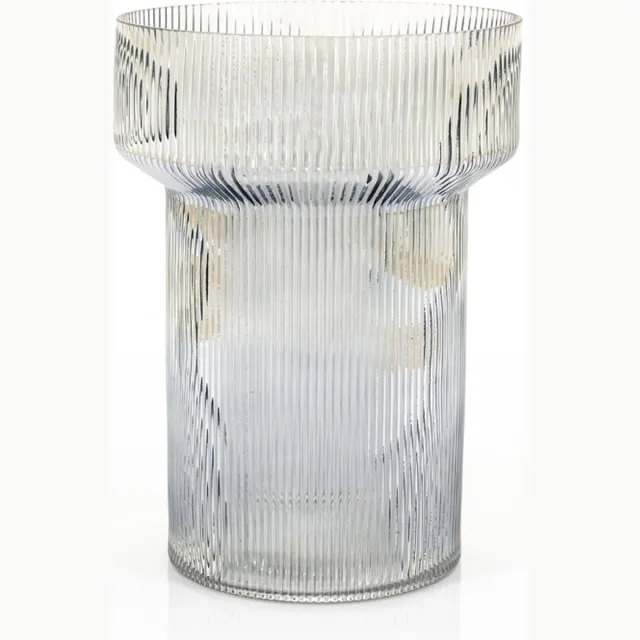 Furnilux Riba Vaas - 21 x 21 x 28,5 cm - Grijs