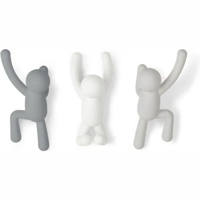 Umbra Buddy wandhaken Wit/Grijs (Wit)