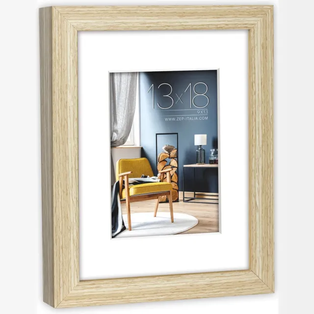 Zep Houten Fotolijst Niki Bruin voor foto formaat 15x20 / 20x30 - V5923N