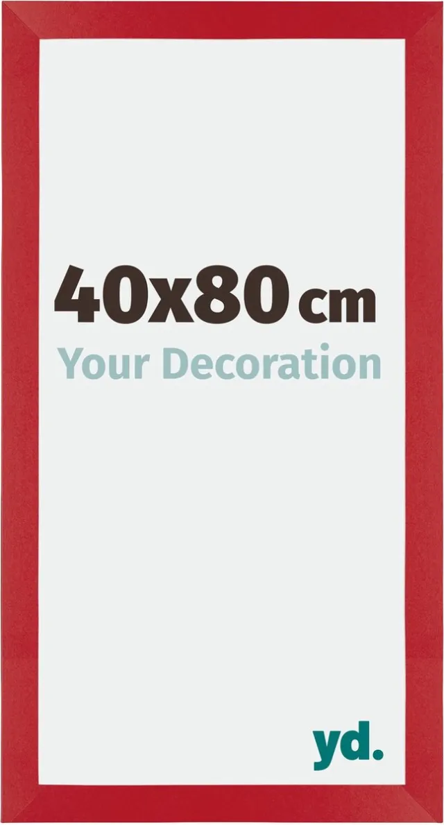 yd. Your Decoration - Fotolijst 40x80 cm - MDF - Rood - Mura