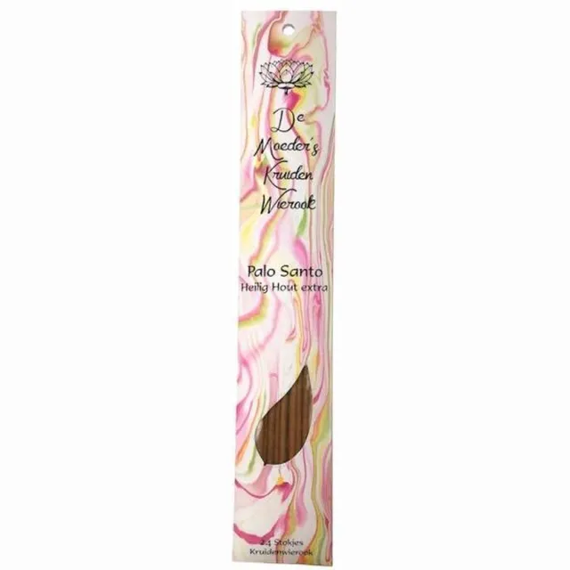 De Moeder's Geuren Wierook - Palo Santo Heilig Hout Extra - 24 Lange Stokjes bruin Palo Santo