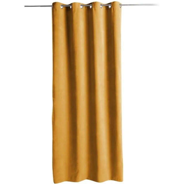Atmosphera Memories gordijnen 140x260cm - Kant en klaar met ringen - Gordijn raambekleding - Oker Geel
