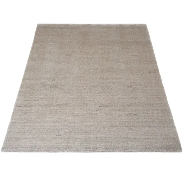 Veer Carpets Vloerkleed Nina 1601 Beige - 80 x 150 cm - Laagpolig Design Vloerkleed in Scandinavische / Japandi Stijl