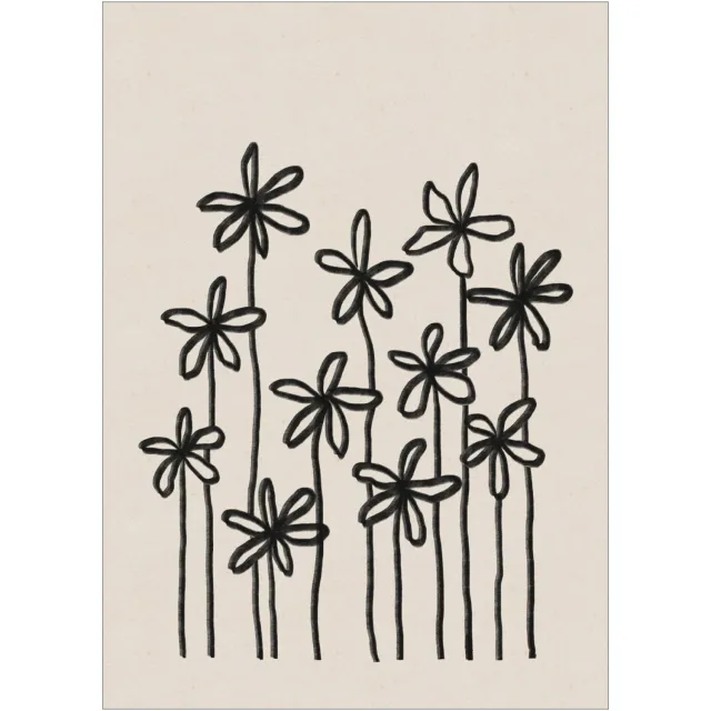 Poster & Frame Poster - Alisa Galitsyna - A Field Of Flowers (30 x 40 cm cm)