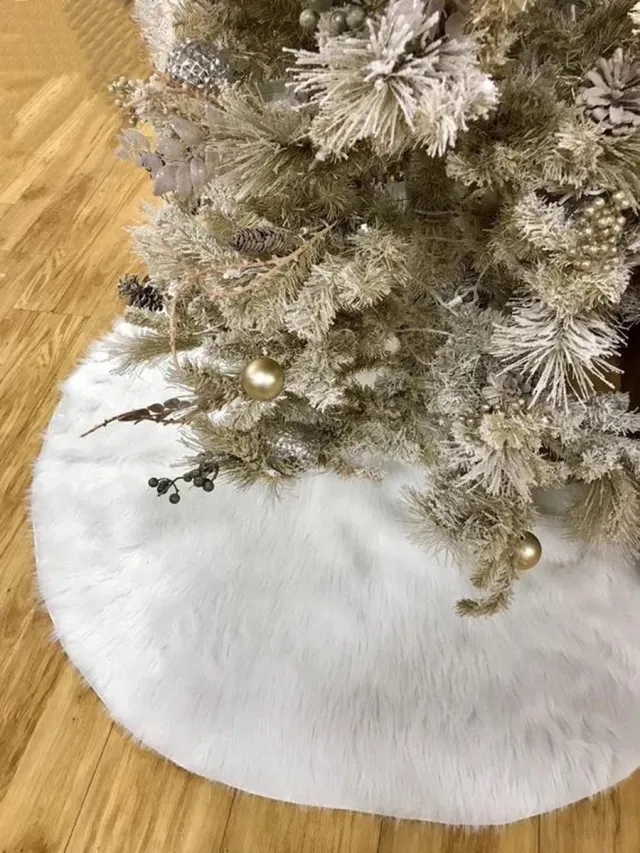 3BMT Kerstboomrok Wit - Kerstboomkleed - 90 cm