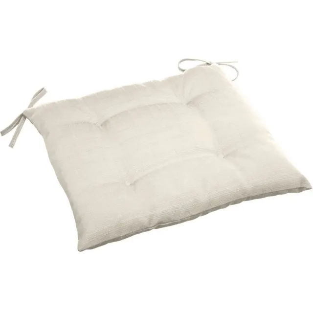 Hespéride Stoelkussen - Tarwe - Korai stoelhoes - 40x40x4cm Beige