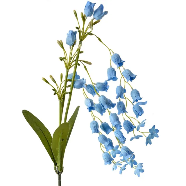Clayre & Eef Kunstbloem 80 cm Blauw Kunststof