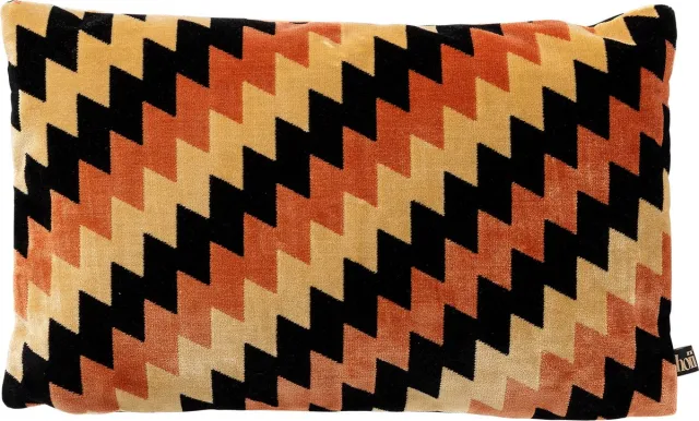 Hoii FRANCESCO | sierkussen 30x50 cm | Potters Clay | oranje | multicolor | Hoii | met duurzame kussenvulling Terracotta