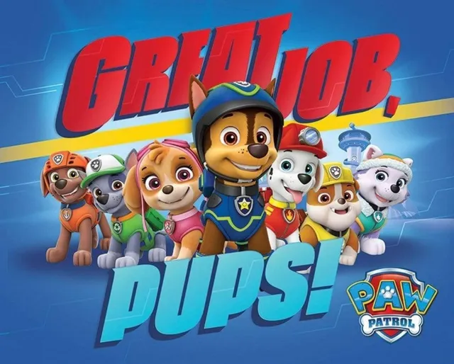 PAW Patrol Poster Paw Patrol - Great Job Pups 50x40cm Divers