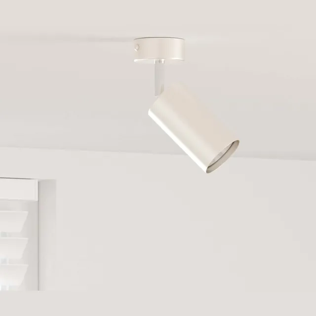 vidaXL Plafondspot met schijnwerpers Nikkel 6 x 6 x 16 cm Metaal