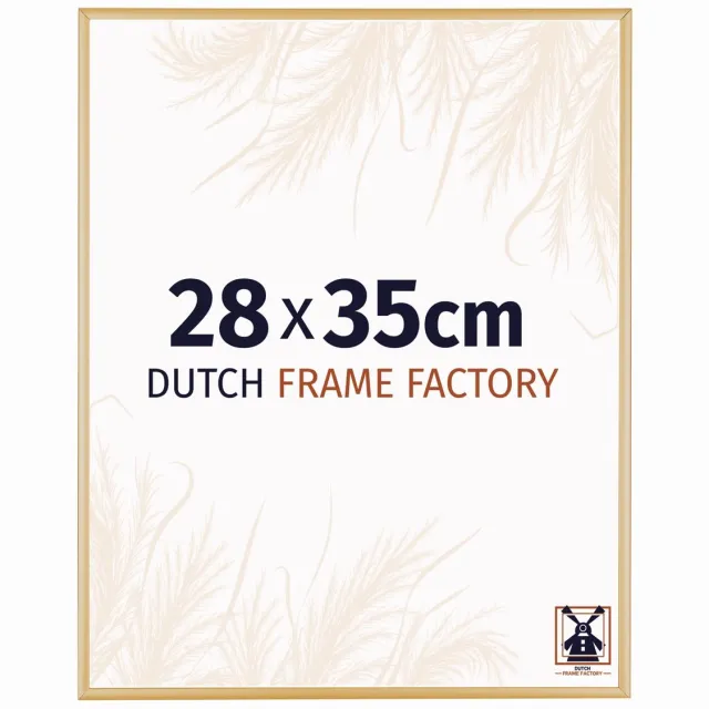 Dutch Frame Factory Fotolijst 28x35 cm - Aluminium - Goud Vintage - Kampen