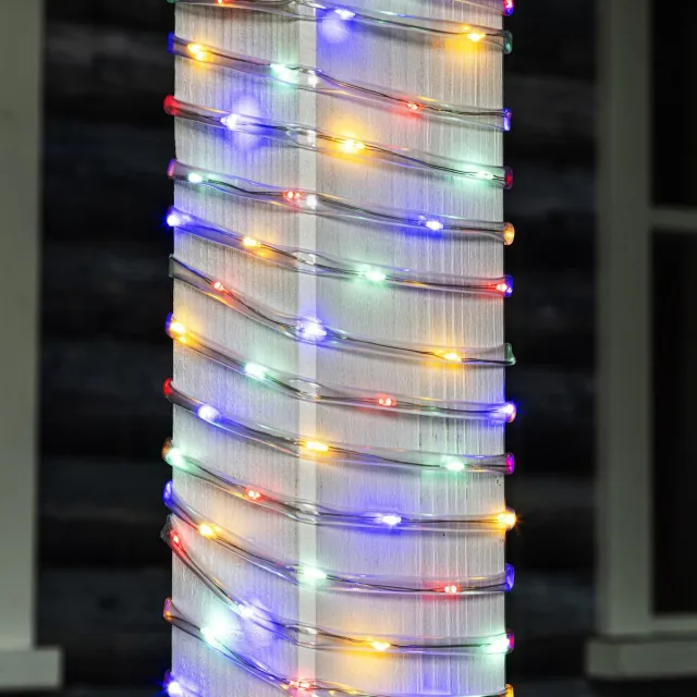 Hi Feestverlichting lichtslang - 100 led lampjes - gekleurd - 5 m - 8 functies - kerstverlichting