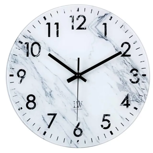 LW collection keukenklok Abel - Wandklok 30cm - Kleine klok Wit