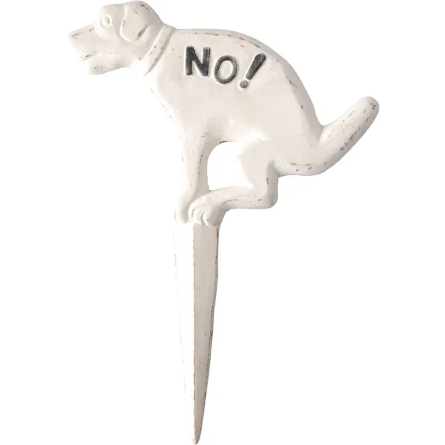 Esschert Design Hondenbordje wit