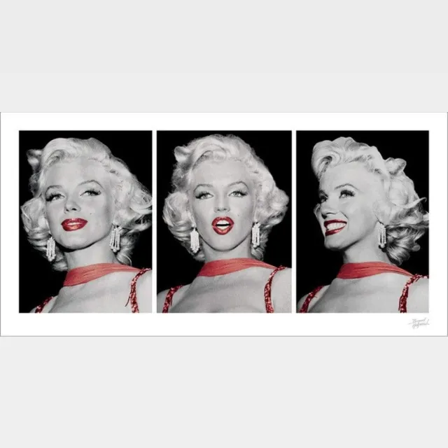 Pyramid Poster - Marilyn Monroe Dress Triptych - 50 X 100 Cm - Multicolor Divers