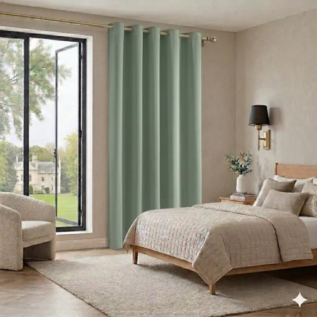 Maison Elara Gordijn Thermisch Verduisterend Salingroen 132x210 cm - 1 Paneel met Oogjes
