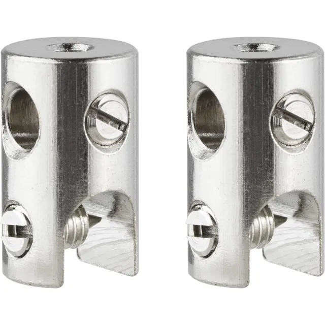 Paulmann 978019 12V-kabelsysteemcomponenten Kabelblok Set van 2 stuks Chroom