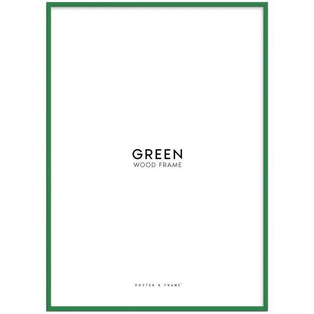 Poster & Frame houten lijst groen acryl (50 x 70 cm cm)