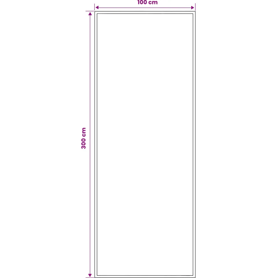 vidaXL Tapijtloper FLORNES Geweven Blauw Diamanten 100 x 300 cm PP, foto 4