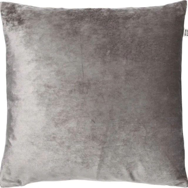 Dutch Decor SKY - kussenhoes 45x45 cm - velvet - Driftwood - taupe - met rits - zonder binnenkussen