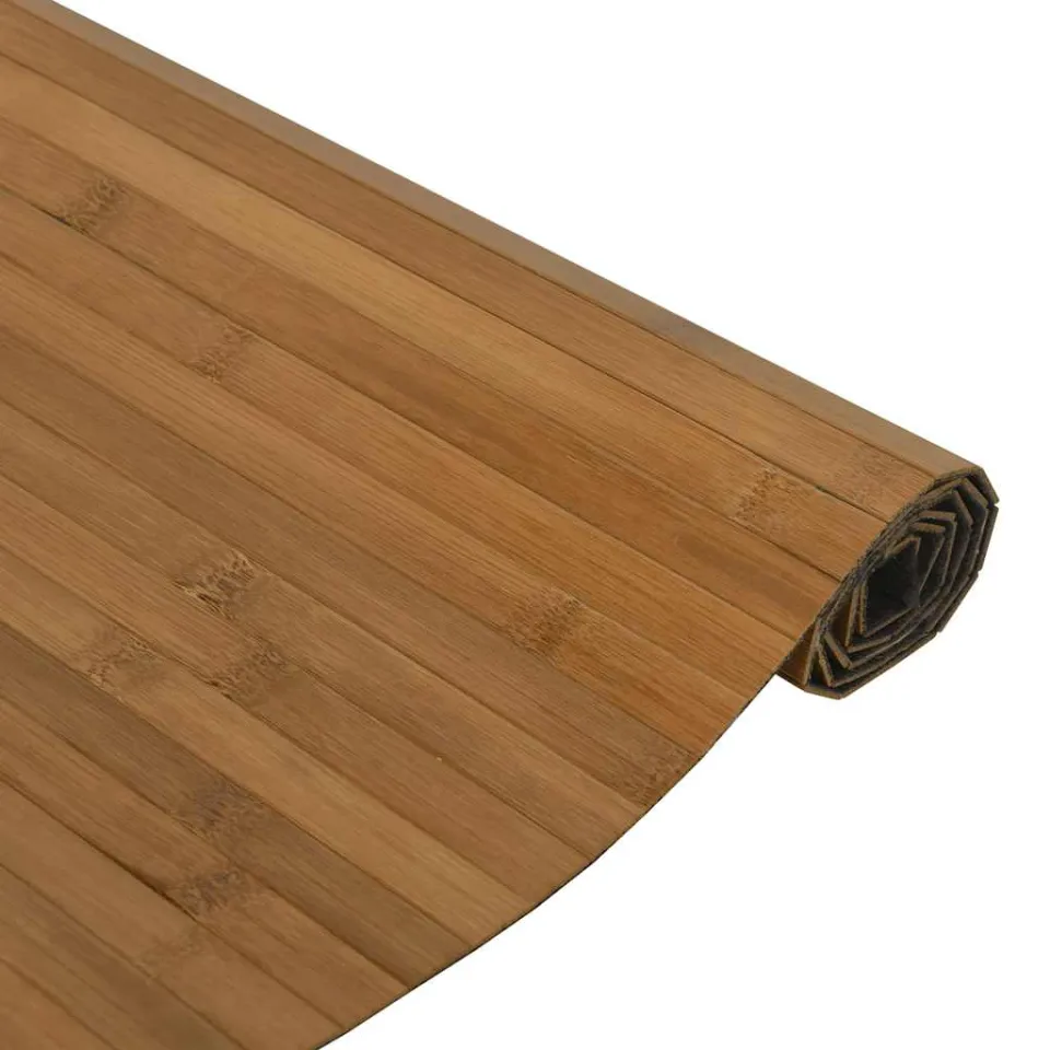 vidaXL Vloerkleed rechthoekig 70x300 cm bamboe bruin, foto 4