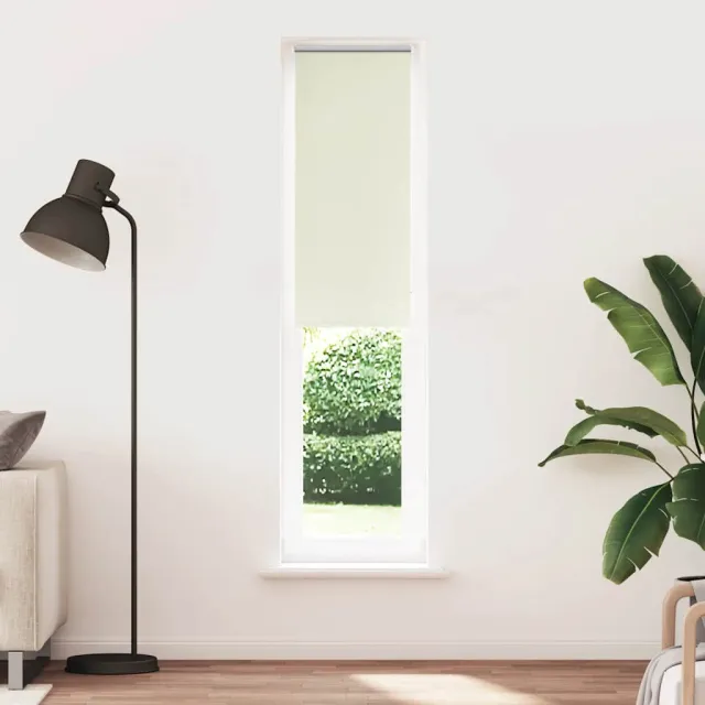 vidaXL Rolgordijn verduisterend 50x230 cm stofbreedte 45,7cm polyester Wit