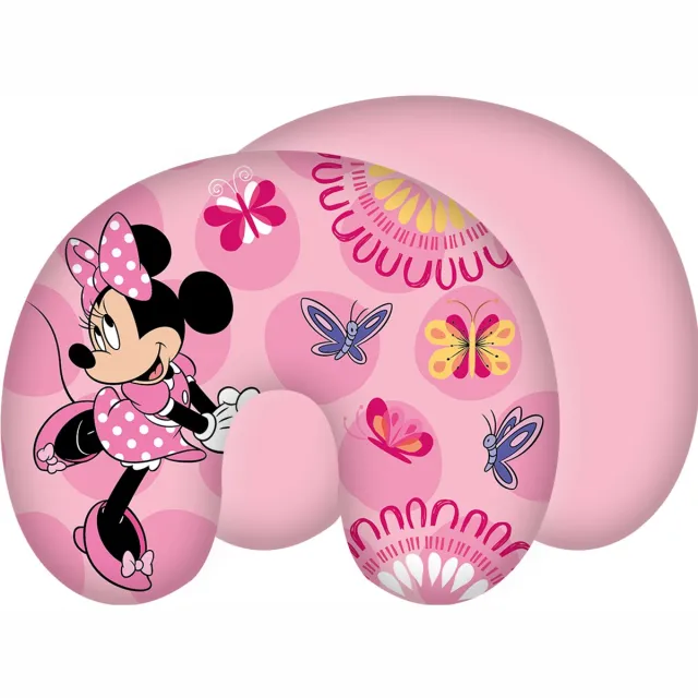 Disney Minnie Mouse Nekkussentje Vlinder - ca. 28 x 33 cm - Polyester Roze