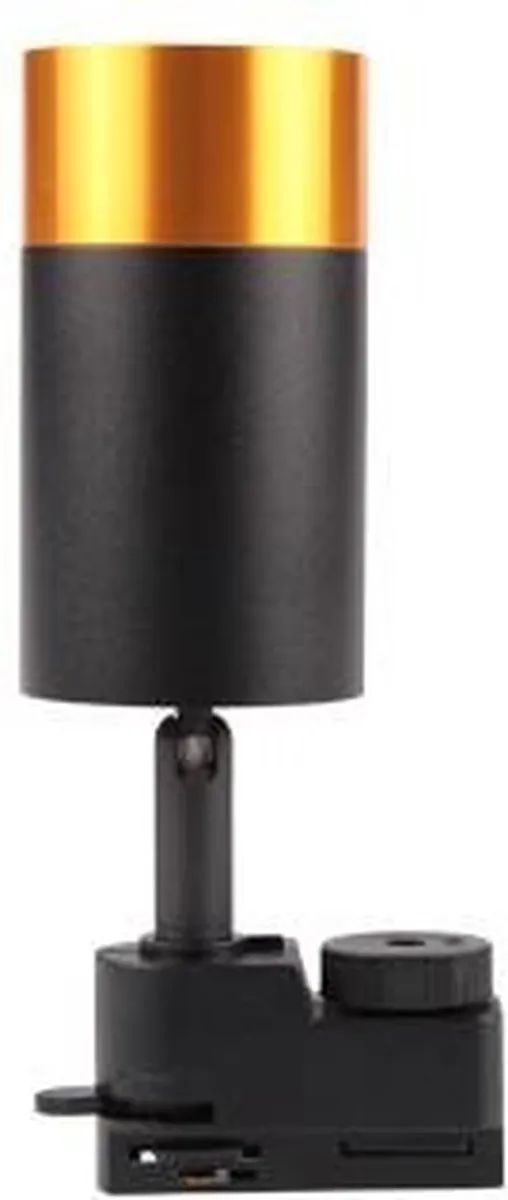 ABC-Led LED tracklight - Railspot - 1 fase - GU10 fitting - 55mm - Zwart/goud