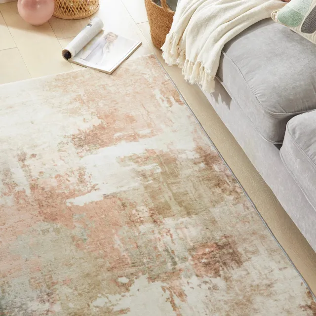 Concept Looms Liberty LIB105 Spring Vloerkleed - 160 x 230 cm - Veelkleurig - Rechthoekig - Polyester - Woonkamer, Eetkamer, Slaapkamer, Keuken - Abstract - Modern, Wasbaar