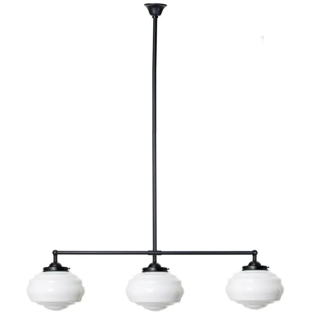 Coloured by Art Moonlight T-lamp 3 lichts Alphonse - Art Deco Trade Zwart
