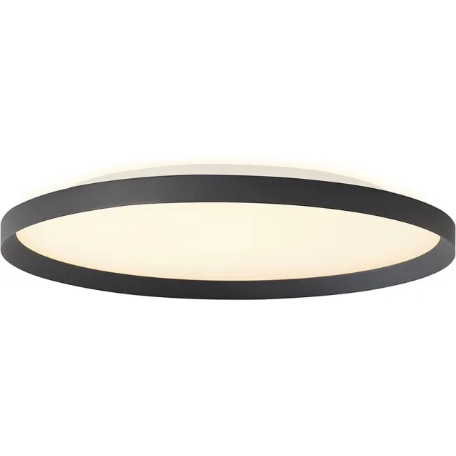 Steinhauer Plafondlamp Flady 3685ZW zwart Ø40 kunststof/metaal Steinhauer - Moderne binnenverlichting met dimfunctie en elegant ontwerp Wit / Zwart