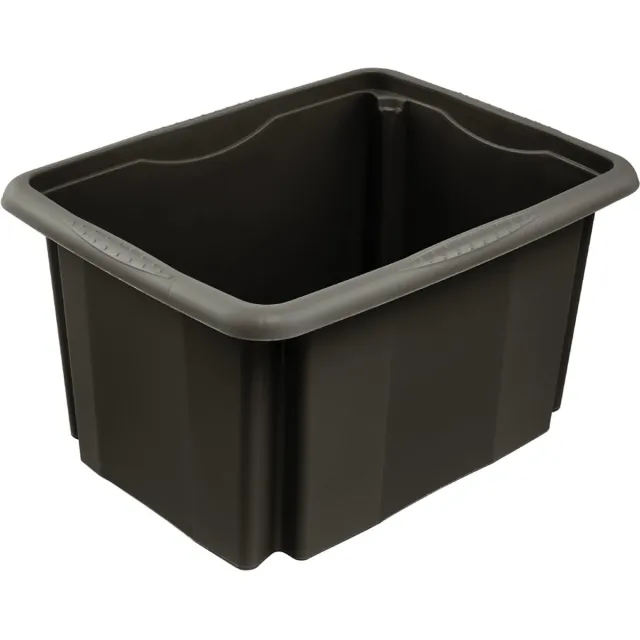 Keeeper Bewaarbox 'emil eco', 15 liter, grafietkleur
